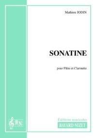 Sonatine - Compositeur JODIN Mathieu - Pour Duo avec vents - Editions musicales Bayard-Nizet