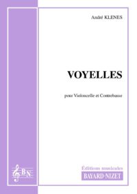 Voyelles - Compositeur KLENES André - Pour Duo avec cordes - Editions musicales Bayard-Nizet