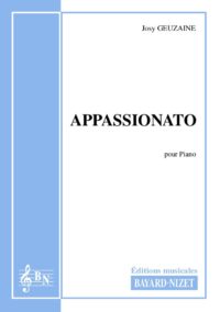 Appasionato - Compositeur GEUZAINE Josy - Pour Piano seul - Editions musicales Bayard-Nizet