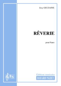 Rêverie - Compositeur GEUZAINE Josy - Pour Piano seul - Editions musicales Bayard-Nizet