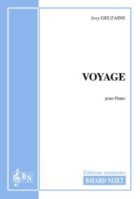 Voyage - Compositeur GEUZAINE Josy - Pour Piano seul - Editions musicales Bayard-Nizet