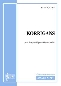 Korrigans - Compositeur RULENS André - Pour Duo avec cordes - Editions musicales Bayard-Nizet
