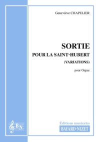 Sortie pour la Saint-Hubert - Compositeur CHAPELIER Geneviève - Pour Orgue seul - Editions musicales Bayard-Nizet