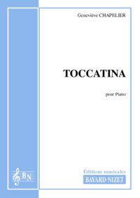 Toccatina - Compositeur CHAPELIER Geneviève - Pour Piano seul - Editions musicales Bayard-Nizet