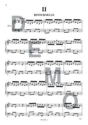 Dix pièces à 2 voix - Compositeur BARRAS Paul - Pour Piano seul - Editions musicales Bayard-Nizet