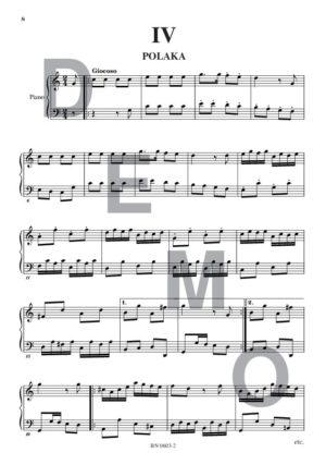 Dix pièces à 2 voix - Compositeur BARRAS Paul - Pour Piano seul - Editions musicales Bayard-Nizet