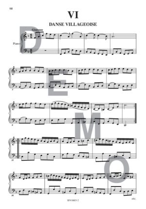 Dix pièces à 2 voix - Compositeur BARRAS Paul - Pour Piano seul - Editions musicales Bayard-Nizet