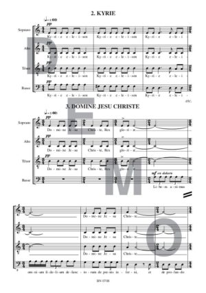 Requiem - Compositeur SENNY Edouard - Pour Chœur a cappella - Editions musicales Bayard-Nizet