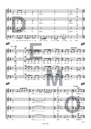 Requiem - Compositeur SENNY Edouard - Pour Chœur a cappella - Editions musicales Bayard-Nizet