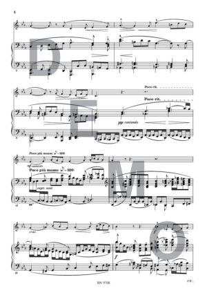 Page élégiaque - Compositeur LAMBOTTE Lucien - Pour Violoncelle et Piano - Editions musicales Bayard-Nizet