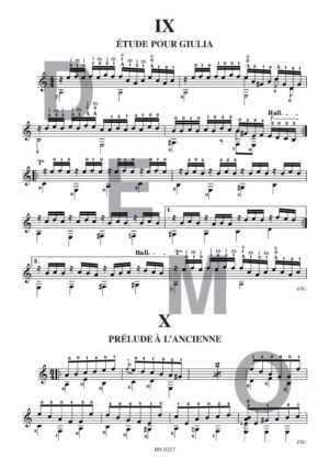 Les premières années - Compositeur PALUMBO Onofrio - Pour Guitare seule - Editions musicales Bayard-Nizet