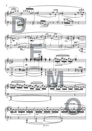 Sonate n°4 (opus 73) - Compositeur PÂQUE Désiré - Pour Piano seul - Editions musicales Bayard-Nizet