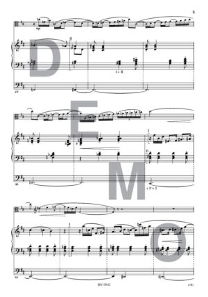 Ballade (opus 18) - Compositeur VERKAEREN Philippe - Pour Alto et Orgue - Editions musicales Bayard-Nizet