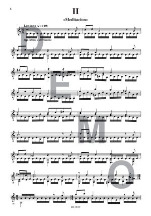 Sonatina n°5 - Compositeur PERON CANO Carlos - Pour Guitare seule - Editions musicales Bayard-Nizet