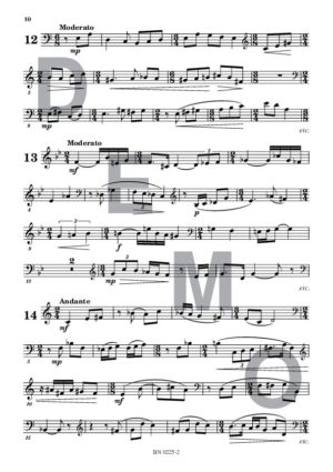 20 Leçons de formation musicale (Chant 2 clés) - Compositeur MITEA Marian - Pour Solfège - Editions musicales Bayard-Nizet