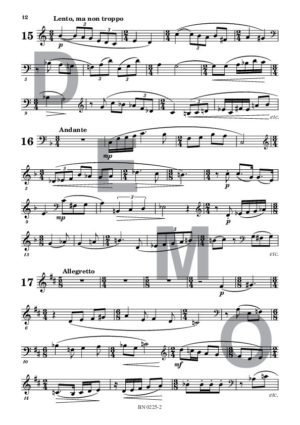 20 Leçons de formation musicale (Chant 2 clés) - Compositeur MITEA Marian - Pour Solfège - Editions musicales Bayard-Nizet