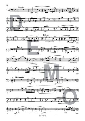 20 Leçons de formation musicale (Chant 2 clés) - Compositeur MITEA Marian - Pour Solfège - Editions musicales Bayard-Nizet