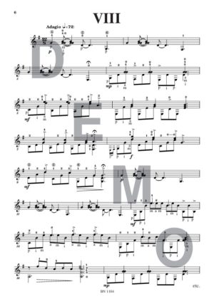 Cinq études (volume 2) - Compositeur DETIFFE Paul - Pour Guitare seule - Editions musicales Bayard-Nizet