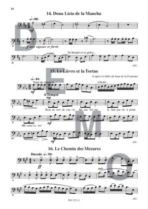 Lectures de formation musicale (volume 4A) (Chant clé de fa) - Compositeur ORTMAN Robert - Pour Solfège - Editions musicales Bayard-Nizet