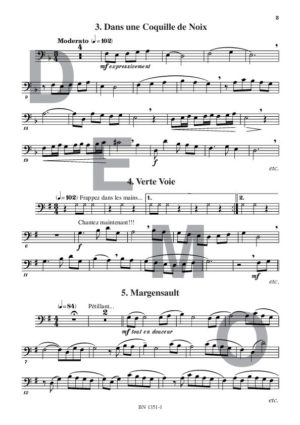 Lectures de formation musicale (volume 3) (Chant clé de fa) - Compositeur ORTMAN Robert - Pour Solfège - Editions musicales Bayard-Nizet