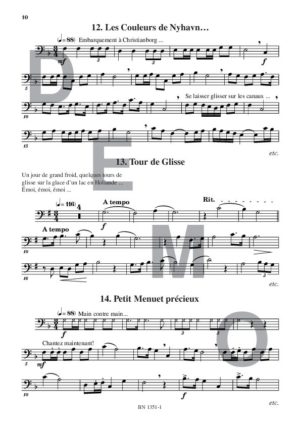 Lectures de formation musicale (volume 3) (Chant clé de fa) - Compositeur ORTMAN Robert - Pour Solfège - Editions musicales Bayard-Nizet