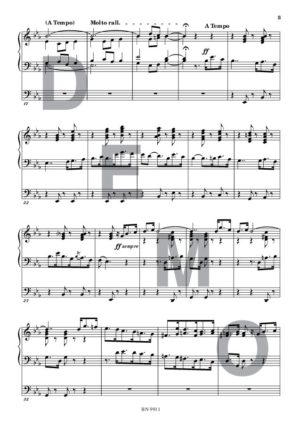 Offertoire en Mib majeur - Compositeur FRANCK César - Pour Orgue seul - Editions musicales Bayard-Nizet