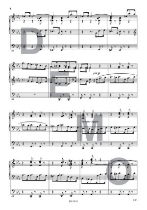 Offertoire en Mib majeur - Compositeur FRANCK César - Pour Orgue seul - Editions musicales Bayard-Nizet