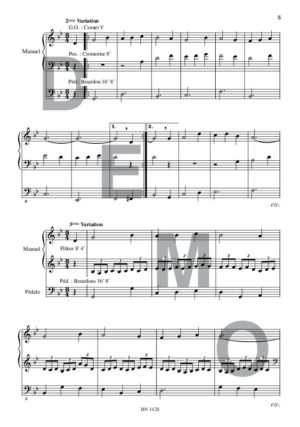 Triptyque breton - Compositeur GEOFFROY Olivier - Pour Orgue seul - Editions musicales Bayard-Nizet