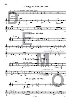 Lectures de formation musicale (volume 2) (Chant clé de sol) - Compositeur ORTMAN Robert - Pour Solfège - Editions musicales Bayard-Nizet