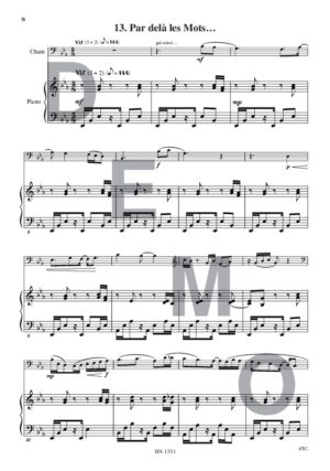 Lectures de formation musicale (volume 7) (Accompagnement 2) - Compositeur ORTMAN Robert - Pour Solfège - Editions musicales Bayard-Nizet