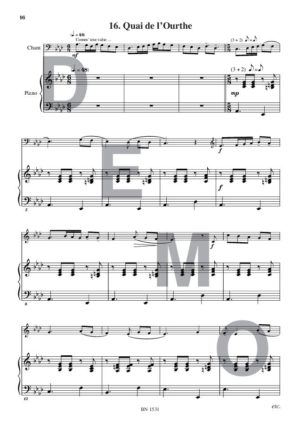 Lectures de formation musicale (volume 7) (Accompagnement 2) - Compositeur ORTMAN Robert - Pour Solfège - Editions musicales Bayard-Nizet