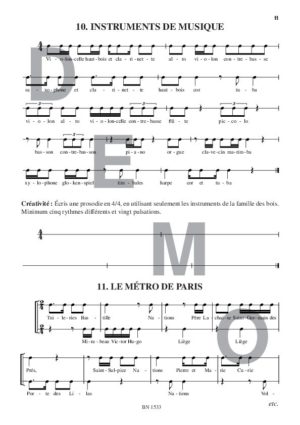Jeux de rythmes et de créativité (volume 1) - Compositeur CHAPELIER Geneviève - Pour Créativité - Editions musicales Bayard-Nizet