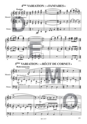 Variations sur «Tantum ergo» - Compositeur MACCHIA Grimoaldo - Pour Orgue seul - Editions musicales Bayard-Nizet