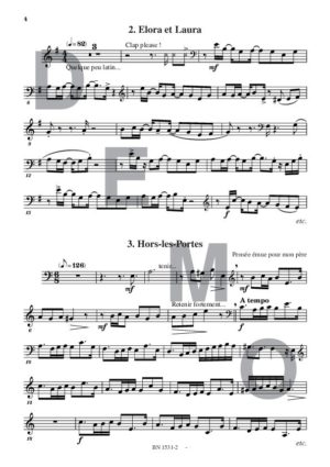 Lectures de formation musicale (volume 7) (Chant 2 clés) - Compositeur ORTMAN Robert - Pour Solfège - Editions musicales Bayard-Nizet