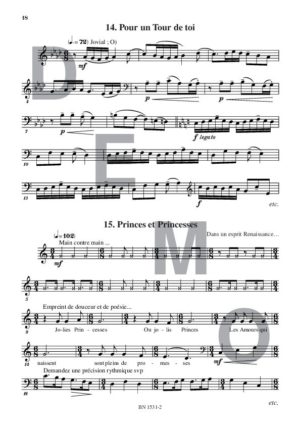 Lectures de formation musicale (volume 7) (Chant 2 clés) - Compositeur ORTMAN Robert - Pour Solfège - Editions musicales Bayard-Nizet