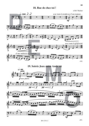 Lectures de formation musicale (volume 7) (Chant 2 clés) - Compositeur ORTMAN Robert - Pour Solfège - Editions musicales Bayard-Nizet