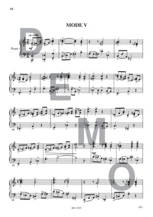 Sept contrastes - Compositeur POTRAT René - Pour Piano seul - Editions musicales Bayard-Nizet