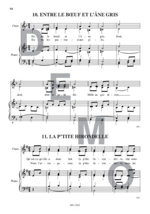Musanimo et Musiflor - Compositeur GEOFFROY Olivier - Pour Chœur et Piano - Editions musicales Bayard-Nizet