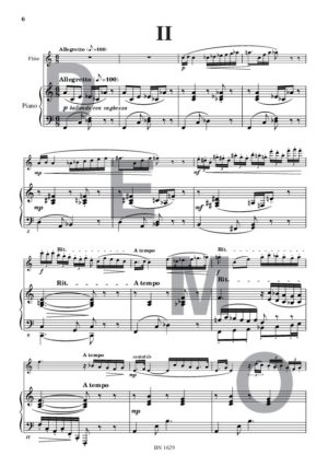 Diptyque - Compositeur UGA Pierre - Pour Flûte et Piano - Editions musicales Bayard-Nizet