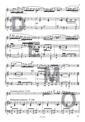 Diptyque - Compositeur UGA Pierre - Pour Flûte et Piano - Editions musicales Bayard-Nizet