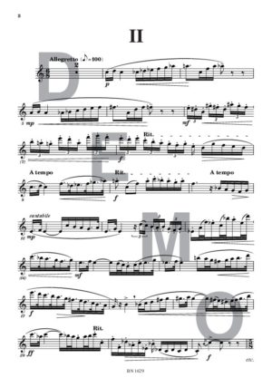 Diptyque - Compositeur UGA Pierre - Pour Flûte et Piano - Editions musicales Bayard-Nizet