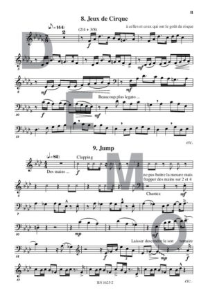 Lectures de formation musicale (volume 8) (Chant 2 clés) - Compositeur ORTMAN Robert - Pour Solfège - Editions musicales Bayard-Nizet