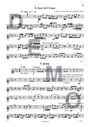 Lectures de formation musicale (volume 8) (Chant 5 clés) - Compositeur ORTMAN Robert - Pour Solfège - Editions musicales Bayard-Nizet