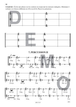 Jeux de rythmes et de créativité (volume 3) - Compositeur CHAPELIER Geneviève - Pour Créativité - Editions musicales Bayard-Nizet