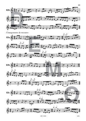 Lectures rythmiques (volume 4) - Compositeur VAN DEN BOSSCHE Michel - Pour Solfège - Editions musicales Bayard-Nizet