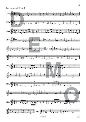 Lectures rythmiques (volume 4) - Compositeur VAN DEN BOSSCHE Michel - Pour Solfège - Editions musicales Bayard-Nizet
