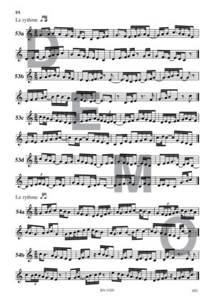Lectures rythmiques (volume 4) - Compositeur VAN DEN BOSSCHE Michel - Pour Solfège - Editions musicales Bayard-Nizet