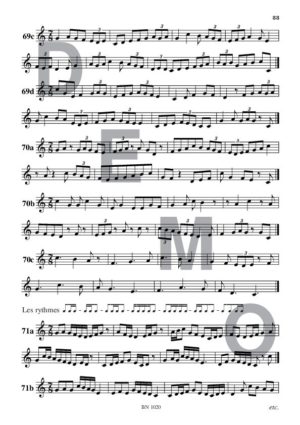 Lectures rythmiques (volume 4) - Compositeur VAN DEN BOSSCHE Michel - Pour Solfège - Editions musicales Bayard-Nizet
