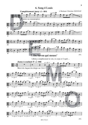 Lectures de formation musicale (volume 9) (Chant 3 clés Ut) - Compositeur ORTMAN Robert - Pour Solfège - Editions musicales Bayard-Nizet