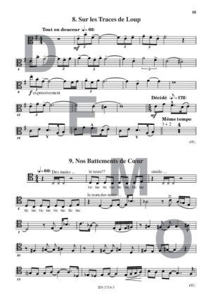 Lectures de formation musicale (volume 9) (Chant 3 clés Ut) - Compositeur ORTMAN Robert - Pour Solfège - Editions musicales Bayard-Nizet